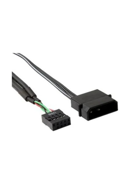 9 Pin Erkek To 4 Port Dişi USB 2.0 Çoklayıcı Kart