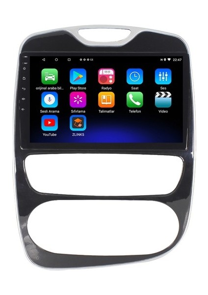 Renault Clio 4 Android 2gb Ram 32GB Rom Carplay Multimedya