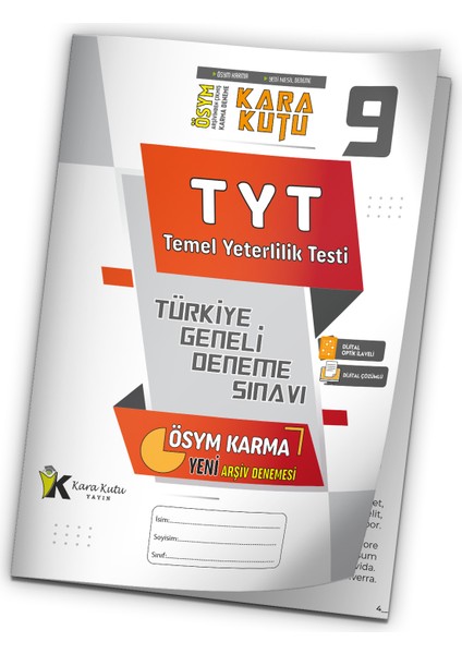 2025 TYT ÖSYM Arşivi Karma Kara Kutu Çıkmış Soru Türkiye Geneli D. Çözümlü Deneme 10/9.kitapçık