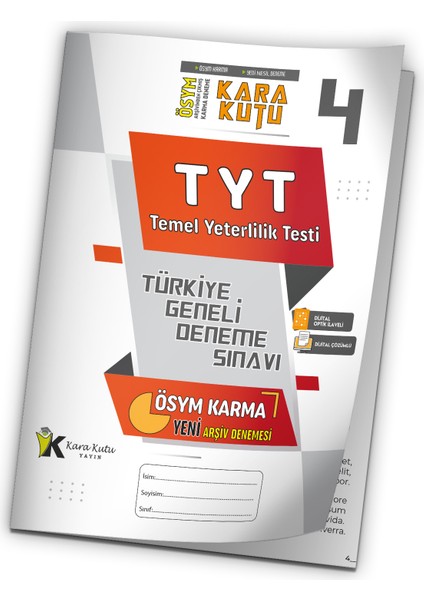 2025 TYT ÖSYM Arşivi Karma Kara Kutu Çıkmış Soru Türkiye Geneli D. Çözümlü Deneme 10/4.kitapçık
