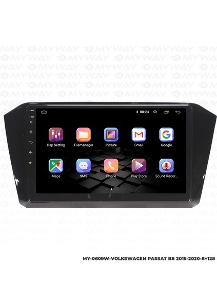 Vw Passat B8 Android 2gb Ram 32GB Rom Carplay Multimedya