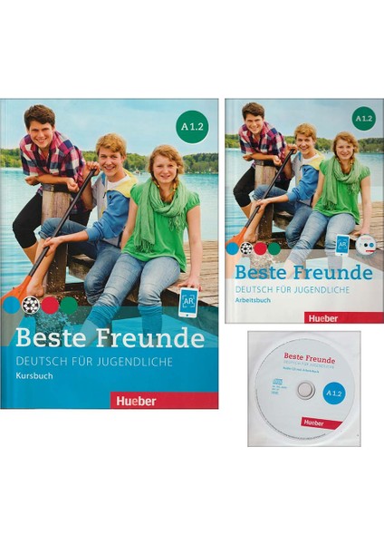 Hueber Beste Freunde A1.2 Kursbuch + Beste Freunde A1.2 Arbeitsbuch + CD