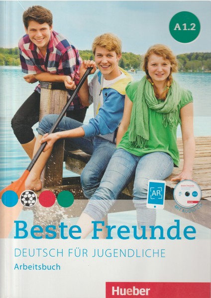 Hueber Beste Freunde A1.2 Kursbuch + Beste Freunde A1.2 Arbeitsbuch + CD modelleri