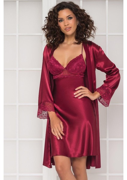 Pıerre Cardın 4285 Kadın Gecelik Sabahlık Takım