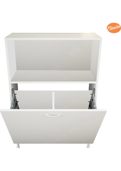 Çift Gözlü Sepetli Kirli Çamaşır Dolabı Banyo Dolabı indirimleri