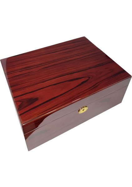 Bordo Anahtarlı Humidor Puro Kutusu RC63 modelleri
