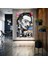 Salvador Dali Grafiti Sokak Sanatı Street Art Kanvas Tablo 1