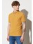 Regular Fit Normal Kesim %100 Pamuk Polo Yaka Haki Tişört 2
