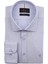 Slim Fit Uzun Kollu Mavi Armürlü Erkek Gömlek 480-733 1