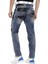 CD482 Sokak Tarzı Parçalı Mavi Erkek Jeans 3