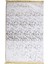 Gold Varaklı Kuş Ayağı Modelli Beyaz Peluş Halı 140 x 200 Cm 1