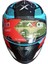 Apex Turbine Vizörlü Kapalı Kask Turkuaz - Kırmızı M 5