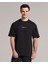 M Graphic Tee Reflect Logo Oversize T-Shirt Erkek Siyah Tshirt - S231094-001 1