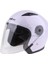 Dual Visors Motosiklet 3 4 Açık Yüz Yarı Tam Vizör Beyaz Xxl (Yurt Dışından) 1