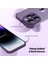 Apple iPhone 12 Pro Kılıf Zebana Corner Pad (Kamera ve Köşe Koruyucu) Derin Mor 5