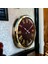 Gold Metal Çerçeveli Salon Ofis Otel Duvar Saati 52 cm A3 3