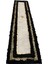 Gold Varaklı Osmanlı Desenli Siyah & Krem Toskana Halı 200 x 300 Cm 1