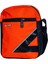 Erkek Turuncu Desenli Su Geçirmez 2 Bölmeli Ayarlanabilir Çapraz Askılı Rahat Günlük Seyahat Postacı Omuz Bel Çantası Waist Bag Shoulder Bag 1