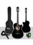 Midex CG-39XBK Siyah Klasik Gitar 4/4 Kesik Kasa Sap Ayarlı (Çanta Tuner Askı Capo Pena Metod) 2