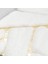 Beyaz Gold Bordürlü Peluş Halı 120 x 180 Cm 2