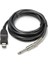 USB 6.3 mm Jack Adaptörü Pc Kayıt USB Gitar Kablosu USB Saz Kablosu 4