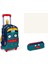 Kids Robot Desenli Çekçek Çantalı 2'li Set 1