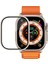 Apple Watch Ultra 49MM Metal Çerçeveli Ekran Koruyucu Siyah 3
