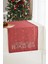 Bordo Yaldızlı Kent Yılbaşı Christmas Runner 1