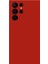 Casestreet Samsung Galaxy S23 Ultra Kılıf Kamera Korumalı Alp Mat Silikon Kırmızı 1