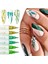 Çift Taraflı Glitter Metallic Color Nail Art Graffiti Kalem (55334-02) 5