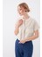 Kapak Cepli Viskon Keten Crop Gömlek 2