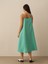 %100 Keten Oversize Elbise 4