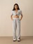 %100 Keten Oversize Pantolon 1