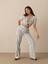 %100 Keten Oversize Pantolon 3
