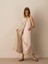 Regular Fit Saten Elbise 4