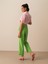 %100 Keten Regular Fit Pantolon 5