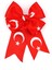 Kırmızı Ay Yıldızlı Kız Çocuk Klips Toka 2