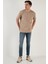 Bisiklet Yaka Tek Cepli Pamuklu Oversize T Shirt Erkek T Shirt 5902305 4