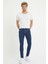 Erkek Lacivert Skinny Fit Jean Pantolon 2