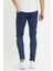 Erkek Lacivert Skinny Fit Jean Pantolon 5