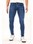 Erkek Mavi Skinny Fit Jean Pantolon 3