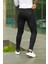 Erkek Antrasit Lazerli Skinny Fit Jean Pantolon 3