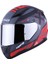 Rapıd Xtreet Mat Siyah-Kırmızı Kask Gri Cam 2