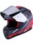 Rapıd Xtreet Mat Siyah-Kırmızı Kask Gri Cam 3