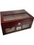 Bordo 2 Katlı Camlı Dijital Humidor Puro Kutusu RC59KR 1
