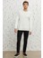 ALTINYILDIZ CLASSICS Erkek Ekru Standart Fit Normal Kesim Bisiklet Yaka Sweatshirt 2