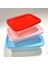 3lü Set Renkli Vakum Kapak Kırılmaz Saklama Kapları 1.25L-760ML-430ML Difriz ve Mikrodalgaya Uyumlu 3
