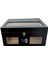 Siyah 2 Katlı Camlı Dijital Humidor Puro Kutusu RC59SY 2