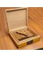 Sarı Karbon Fiber Humidor Puro Kutusu RC60 4