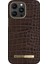 Atelier Case Apple iPhone 13 Pro Uyumlu Tasarım Pu Deri Kılıf - Deep Walnut Croco 1